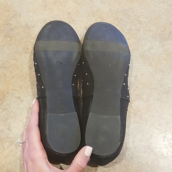 NWT madden girl embellished black flats size 8 - Picture 3 of 4